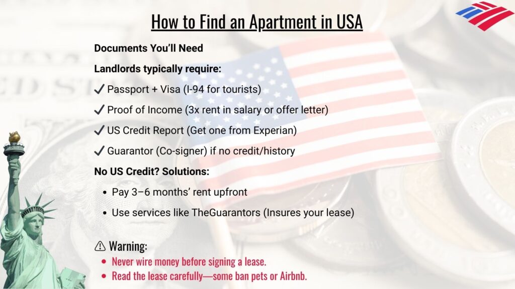 How to Find an Apartment in USA